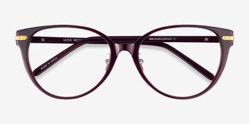 Burgundy Gold Luca -  Acétate Lunettes de vue