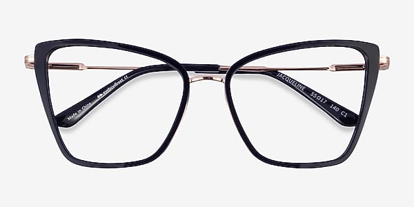 Black Gold Jacqueline - Acetate Eyeglasses Black Gold Jacqueline - Acetate Eyeglasses