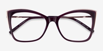 Clear Purple Gold Dorothy -  Acétate Lunettes de vue