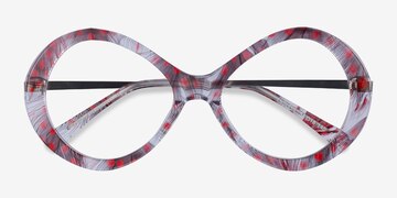Red Striped Endless -  Acétate Lunettes de vue