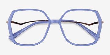 Purple Ellipse -  Acetate Eyeglasses