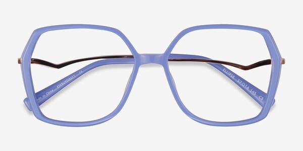 Purple Ellipse -  Acetate Eyeglasses