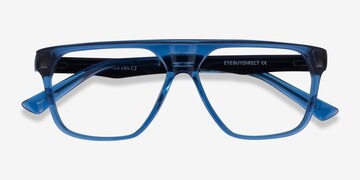 Blue Black Hub -  Acetate Eyeglasses