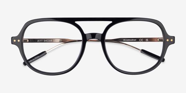 Noir Jett -  Acétate Lunettes de vue