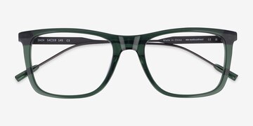 Clear Green Zach -  Acetate Eyeglasses