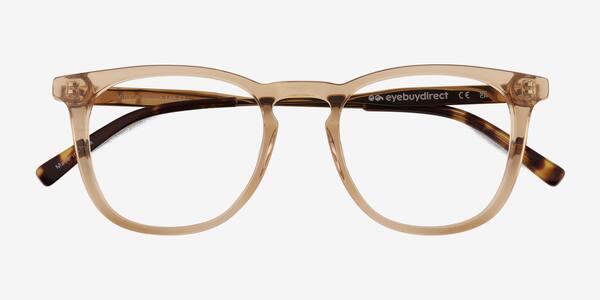 Clear Light Brown Vinyl -  Acetate Eyeglasses