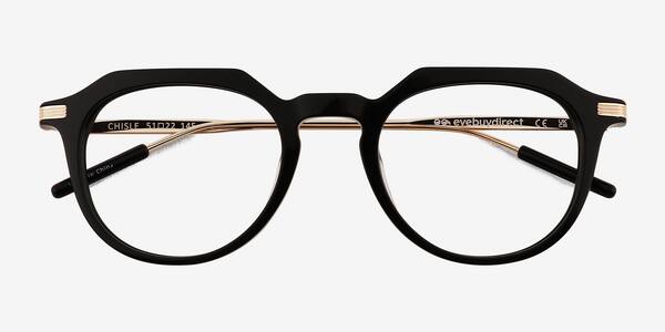 Black Gold Chisle -  Acetate Eyeglasses