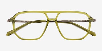 Clear Green Craft -  Acetate Eyeglasses