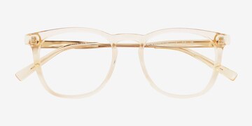 Clear Yellow Vinyl -  Acetate Eyeglasses