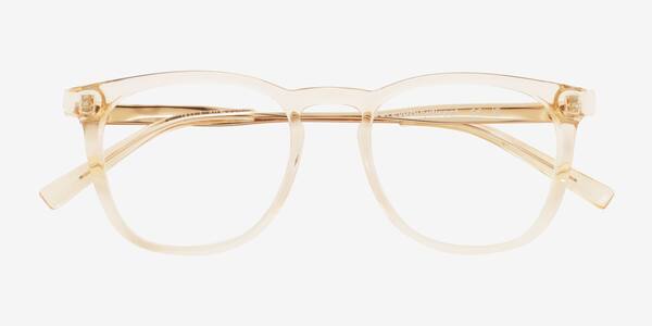 Clear Yellow Vinyl -  Acetate Eyeglasses