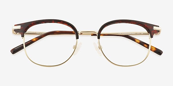 Gold Tortoise Hollander - Acetate Eyeglasses Gold Tortoise Hollander - Acetate Eyeglasses