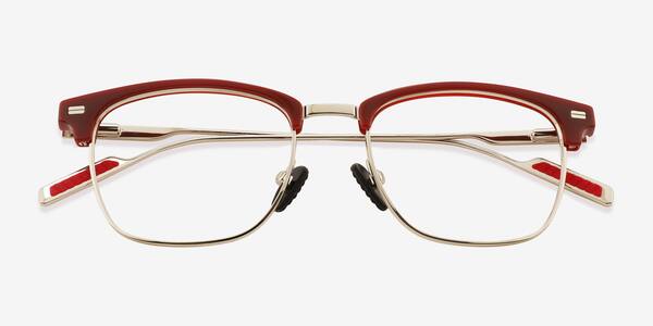Red Silver Charge -  Acetate Eyeglasses