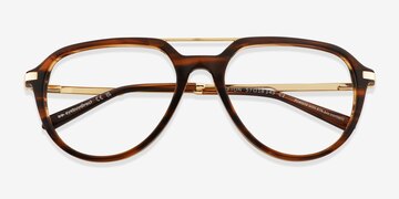 Brown Grafton -  Metal Eyeglasses