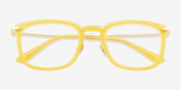 Yellow Clayton -  Acetate Eyeglasses
