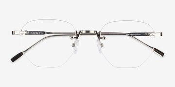 Argenté Gadsby -  Métal Lunettes de vue