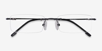 Noir Billings -  Légèreté Métal Lunettes de vue