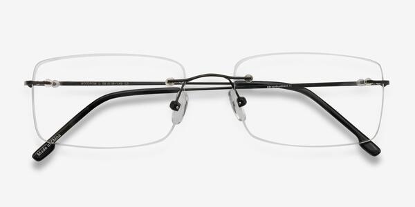 Black Woodrow -  Metal Eyeglasses