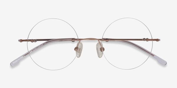 Rose Gold Altus -  Metal Eyeglasses