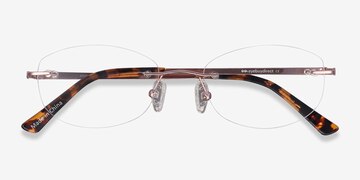 Rose Gold Athena -  Lightweight Metal Eyeglasses