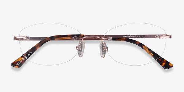 Rose Gold Athena -  Metal Eyeglasses
