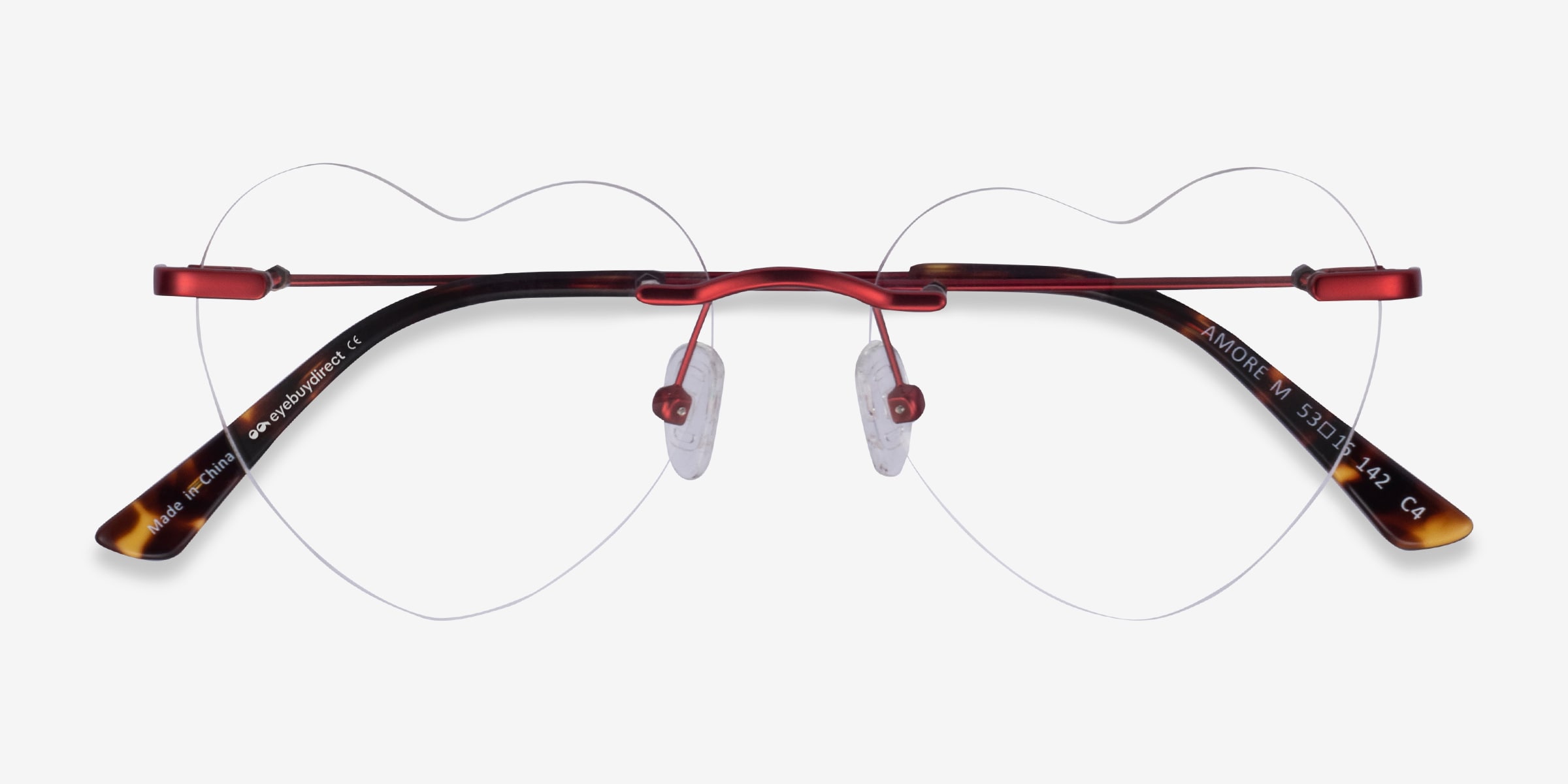 Montures de lunettes rouges best sale