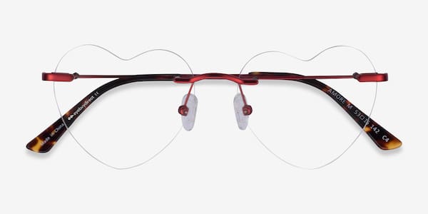 Red Amore -  Metal Eyeglasses
