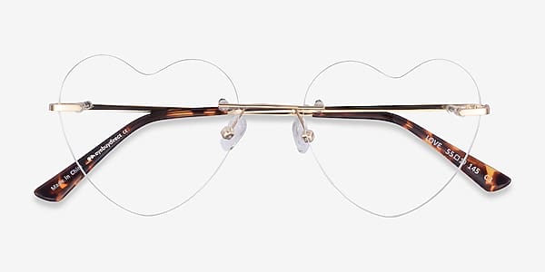 Light Gold Love - Metal Eyeglasses Light Gold Love - Metal Eyeglasses