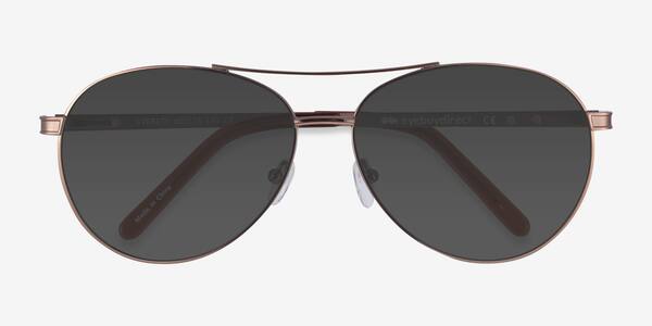 Brown Everett -  Metal Sunglasses