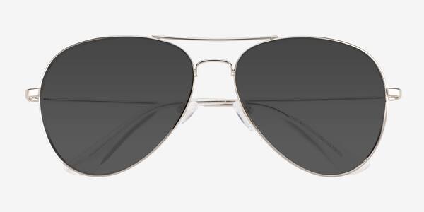 Silver Good Vibrations -  Metal Sunglasses