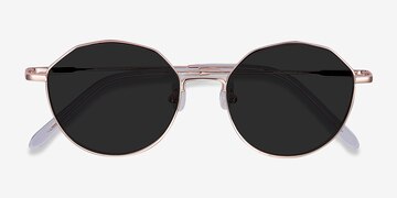 Rose Gold Village -  Vintage Metal Sunglasses
