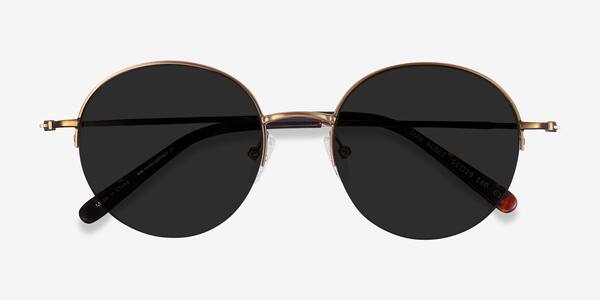 Bronze Sun Albee -  Metal Sunglasses