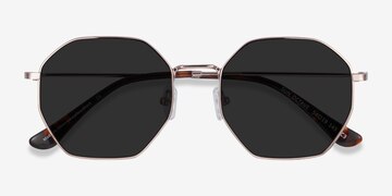 Rose Gold Sun Octave -  Metal Sunglasses