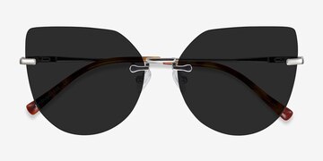 Silver Toyah -  Metal Sunglasses