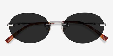 Argenté Daze -  Métal Lunettes de soleil