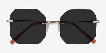 Argenté Elmira -  Métal Lunettes de soleil