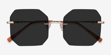 Gold Elmira -  Metal Sunglasses