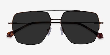 Prescription designer sunglasses,Classic Aviator, Black ｜Framesfashion