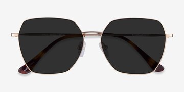 Doré Ginza -  Métal Lunettes de soleil