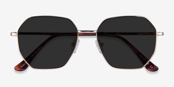 Gold Lenox -  Metal Sunglasses