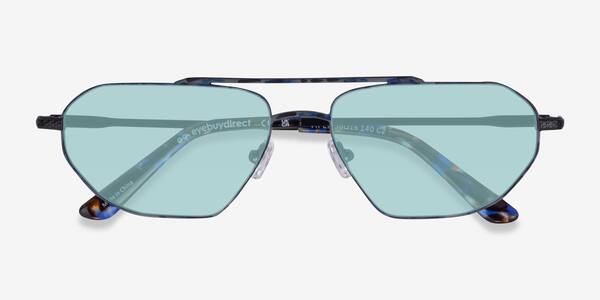 Blue Tortoise Viper -  Métal Sunglasses