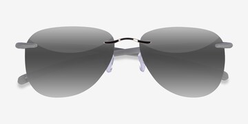 Semi-Rimless Sunglasses for Men & Women