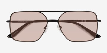 Noir Gilmore -  Métal Lunettes de soleil