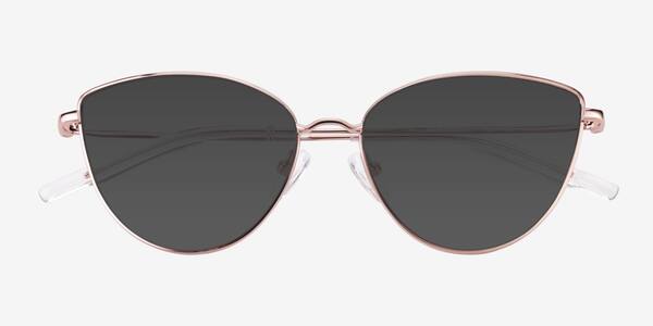 Shiny Rose Gold Tanvi -  Métal Sunglasses