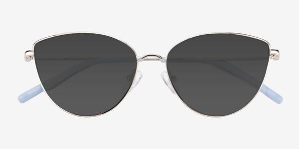 Shiny Silver Tanvi -  Métal Sunglasses