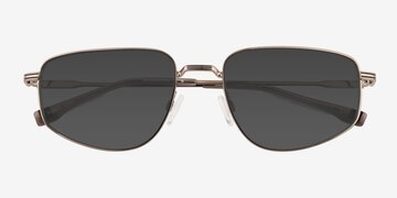 Light Brown Collin -  Metal Sunglasses