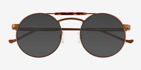 Tortoise Brown Neve -  Metal Sunglasses