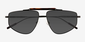 Tortoise Satin Black Rilee -  Métal Lunettes de soleil