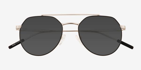 Black Silver Kye -  Métal Sunglasses