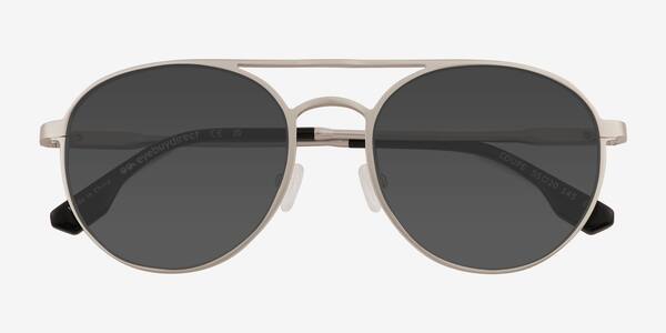 Matte Silver Coupe -  Aluminium-alloy Sunglasses