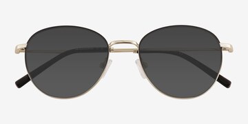 Gradient Black Gold Aiden -  Métal Lunettes de soleil